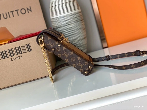 TRUNK LOUIS POCHETTE VERTICAL VUITTON 0509